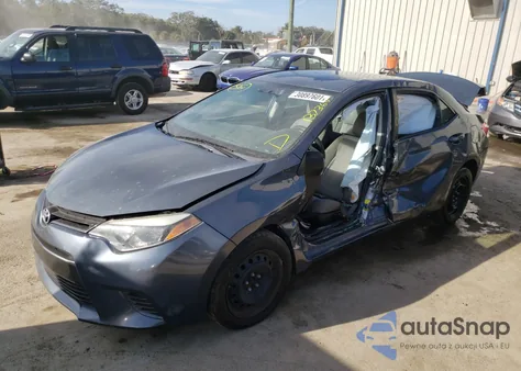 2015 Toyota Corolla L из США, поврежденный, VIN 5YFBURHE4FP281686